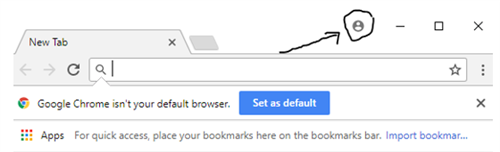 icon to sign into chrome 